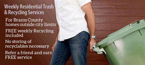 Trash & Recycling Services for Bryan and College Station .